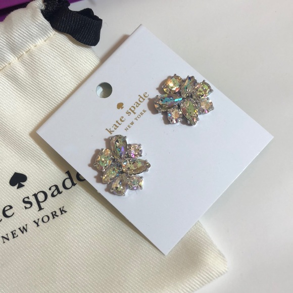 🌸Kate Spade Crystal Cluster Earrings🌸 - Picture 2 of 6